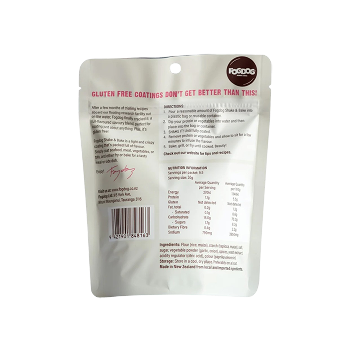 Gluten Free Shake & Bake Coating Mix